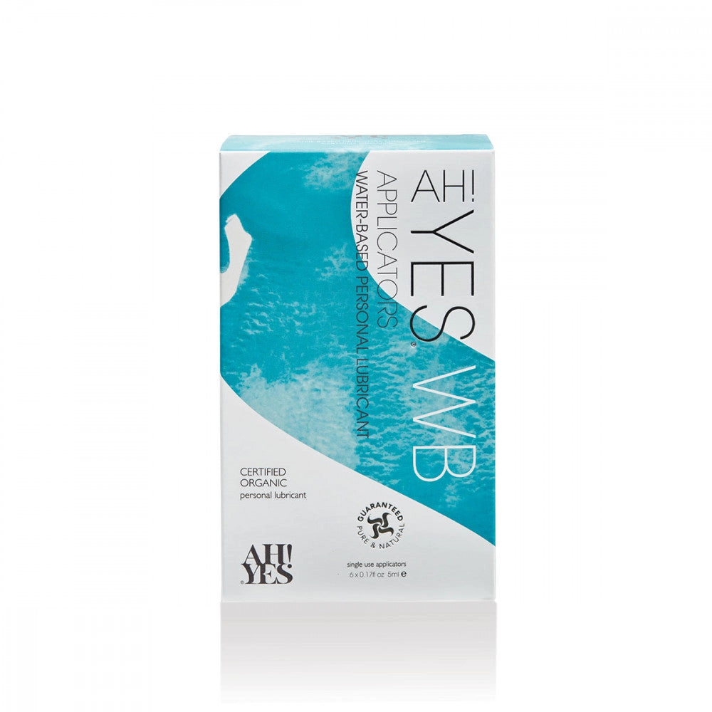 AH! YES WB Mini Water-based Lube Applicators (6-pack)