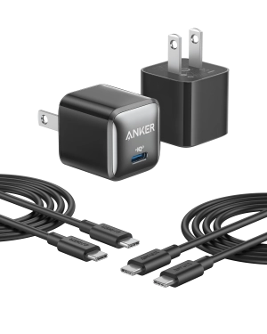 Anker <b>511</b> Charger (Nano Pro) with 6 ft USB-C Cable(2-Pack)