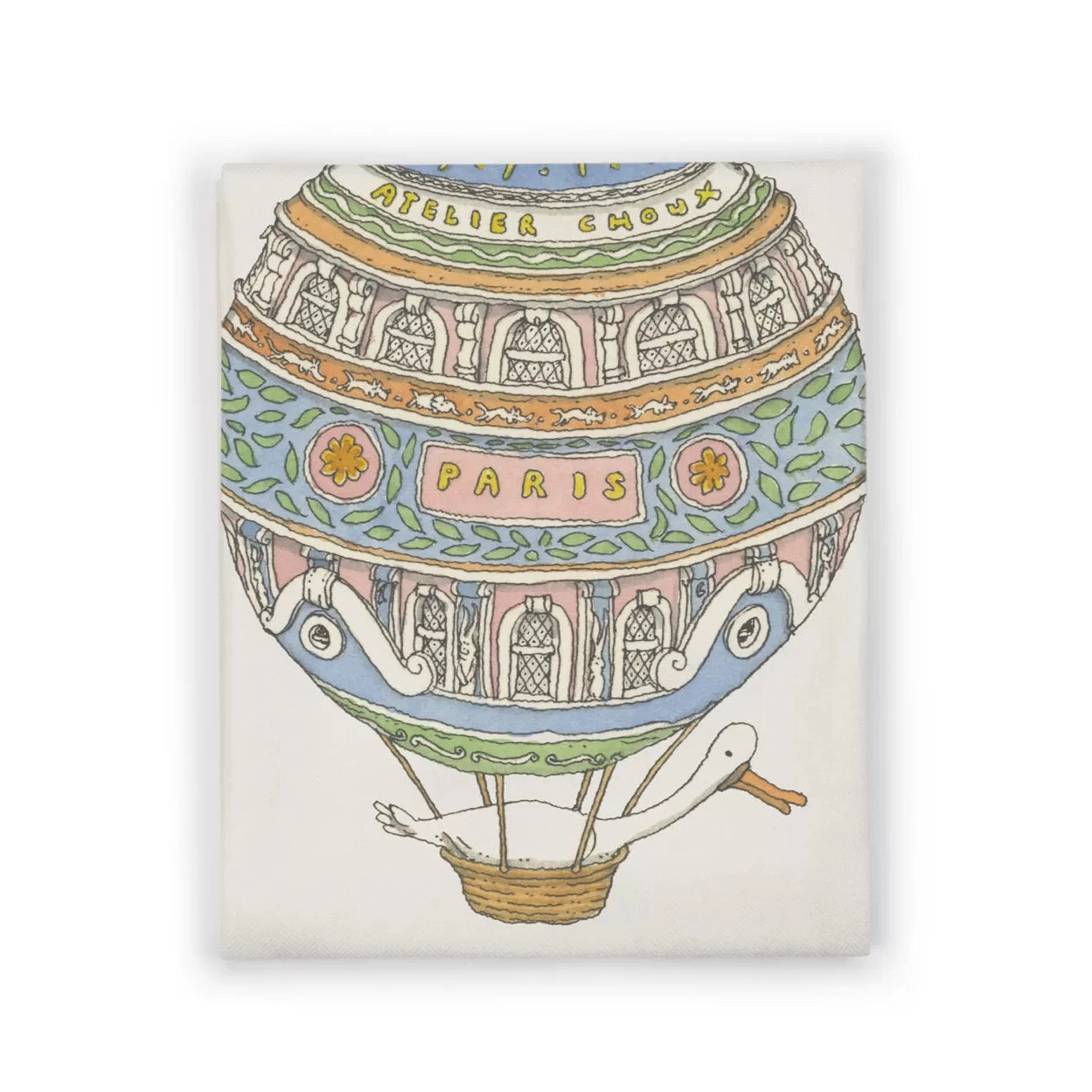 Atelier Choux Cashmere Blanket Hot Air Balloons - 100x80cm