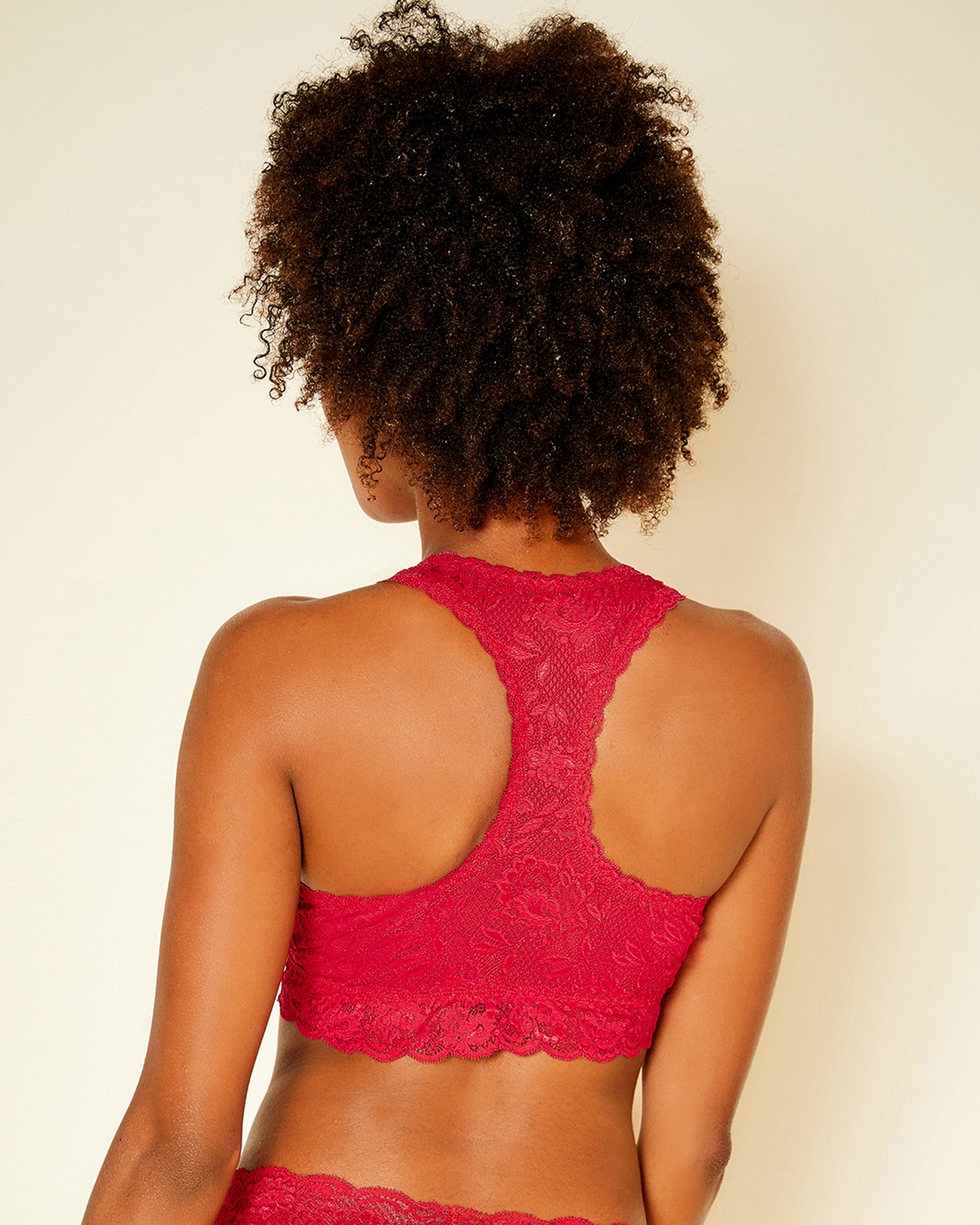 Curvy Racie Racerback Bralette & Cutie Thong Set