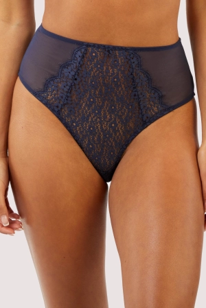 Emma Navy High Waisted Brief
