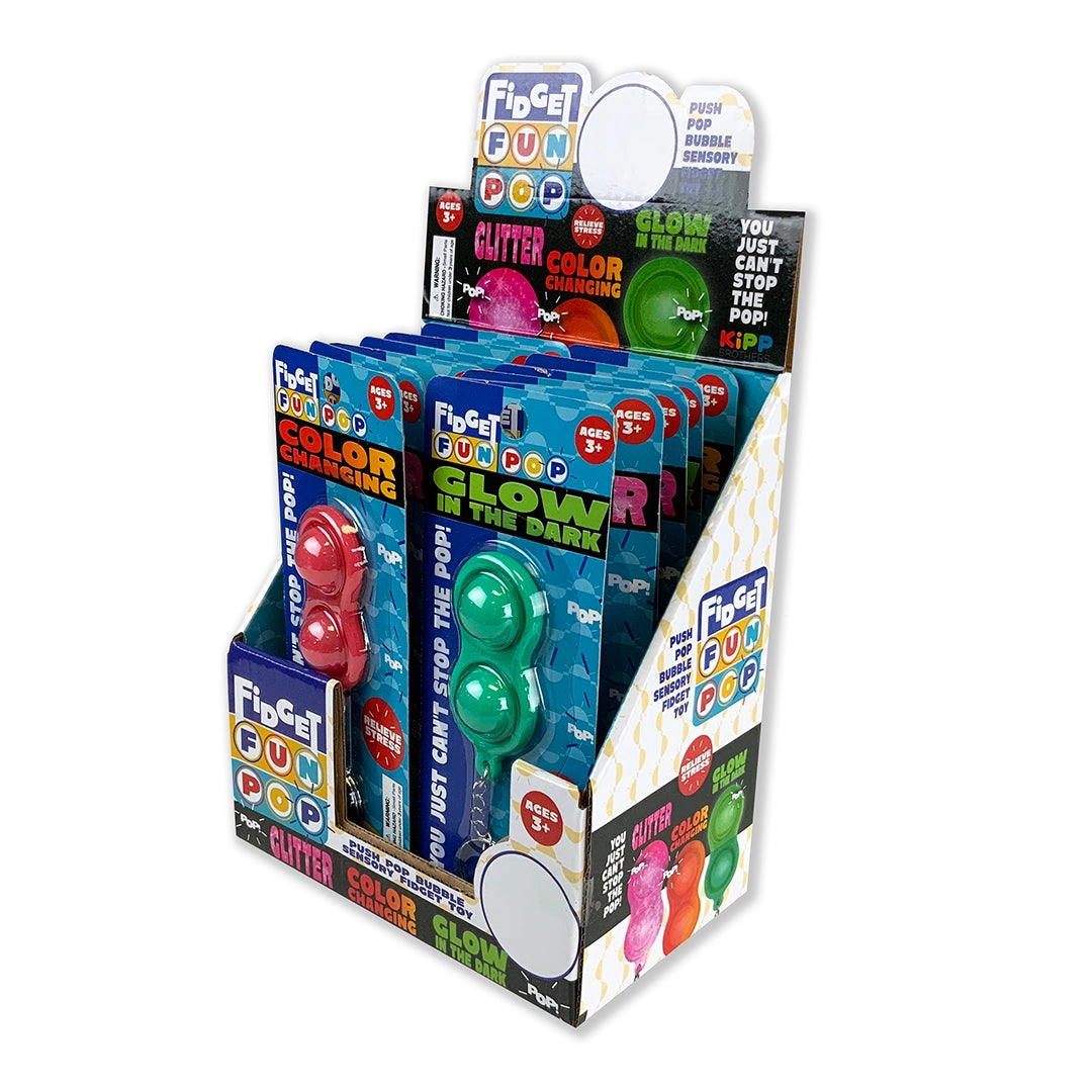 Flidget Pop Key Chain - 12 Pieces Per Display 22241