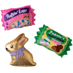 Fringe Eggstra Sweets Dog Toy Set - 3 Pack