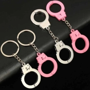 Kinky Metal Handcuff Keyring