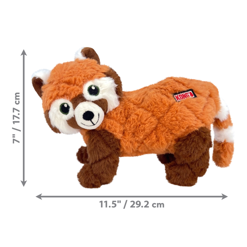 KONG Scampers Red Panda Medium Dog Toy