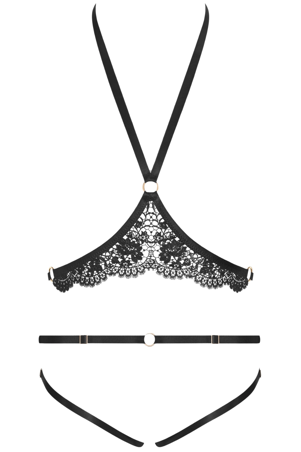 Le Ravissant Harness & Naked Thong