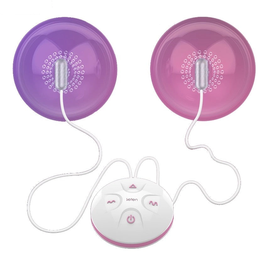 Leten Breast Massager Breast Pump Stimulator Tongue Lick Nipple Suction Cups Sucker Vibrator