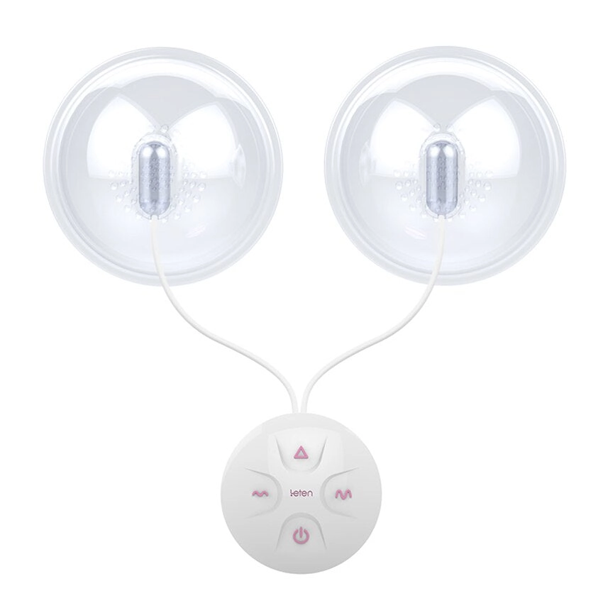 Leten Breast Massager Breast Pump Stimulator Tongue Lick Nipple Suction Cups Sucker Vibrator