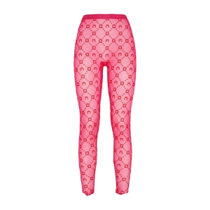 Marine Serre Flocked Monogram Sheer Tights