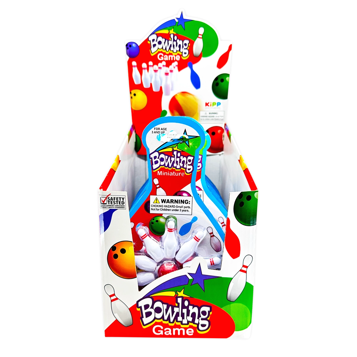 Mini Bowling Game - 12 Pieces Per Retail Ready Display 25102