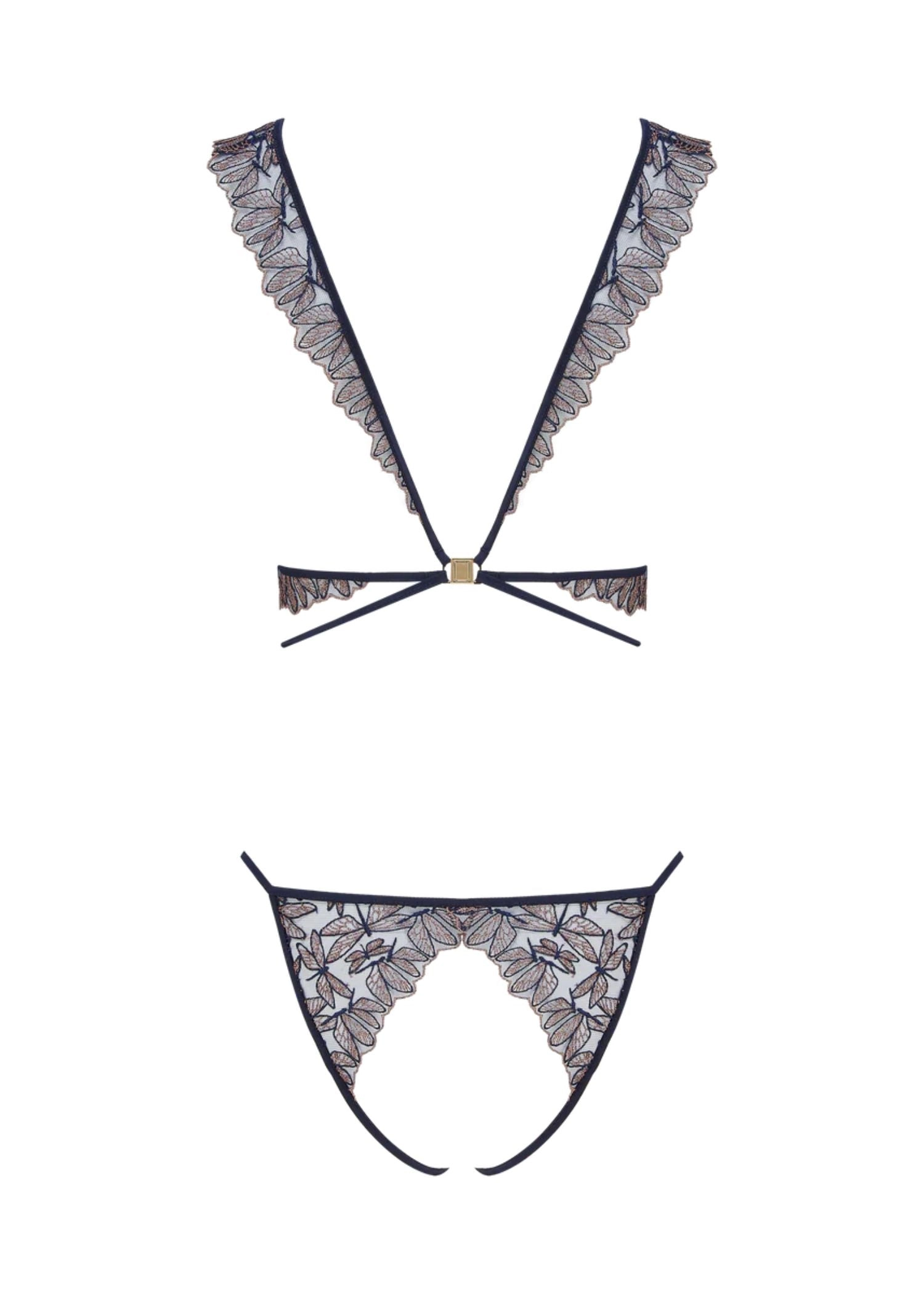Odonata Playsuit (Midnight Blue)