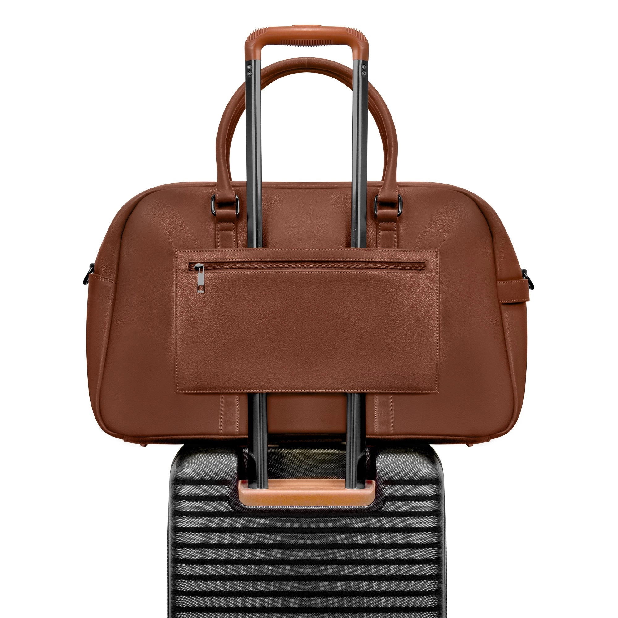 Onyx / Leather Duffle Bag *Drop Ship*