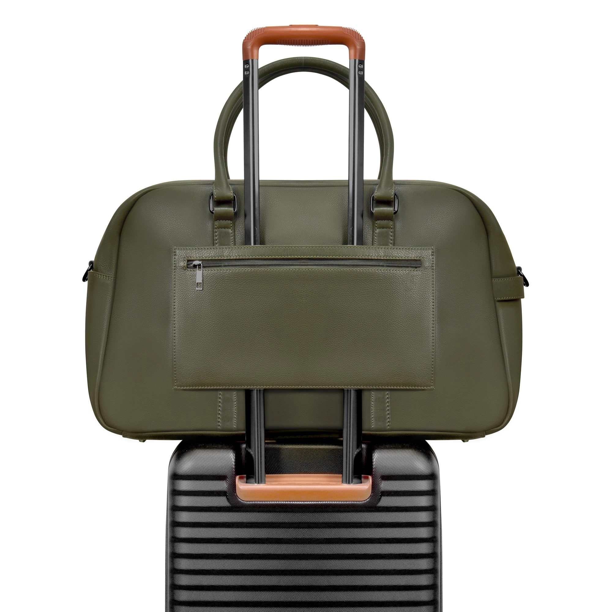 Onyx / Leather Duffle Bag *Drop Ship*
