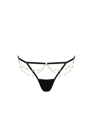 Petra Thong (Black/Gold/Silver)