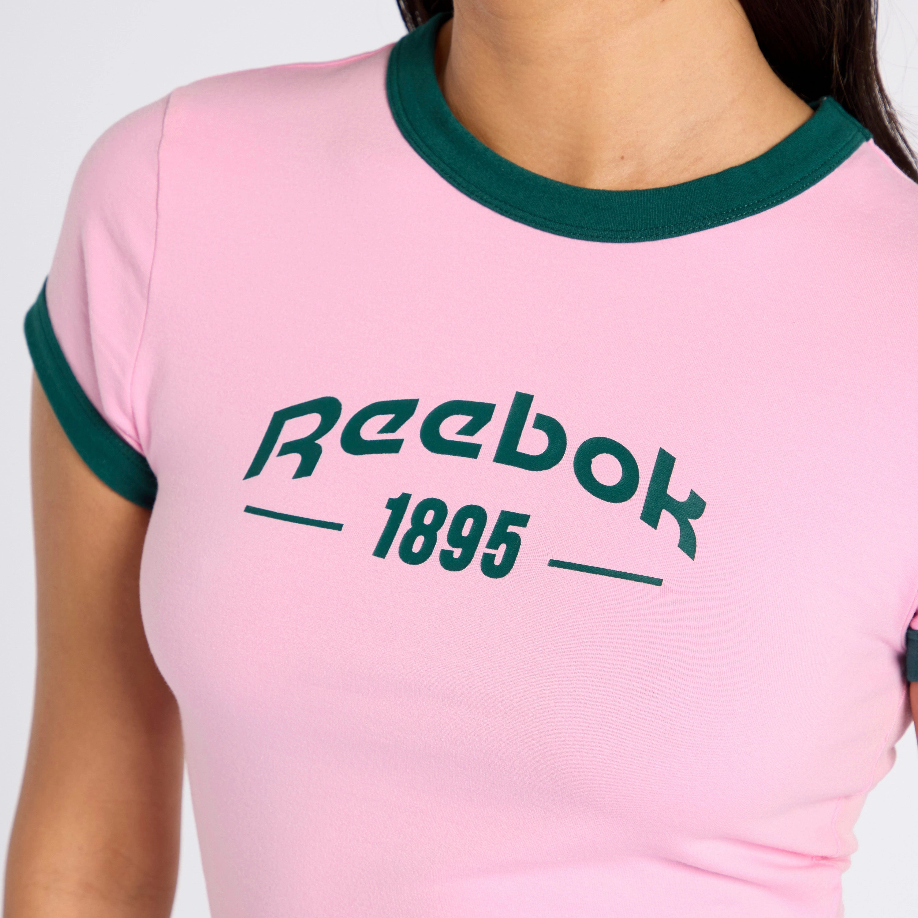 Ringer 95 Tee Astro Rose/ Collegiate Green