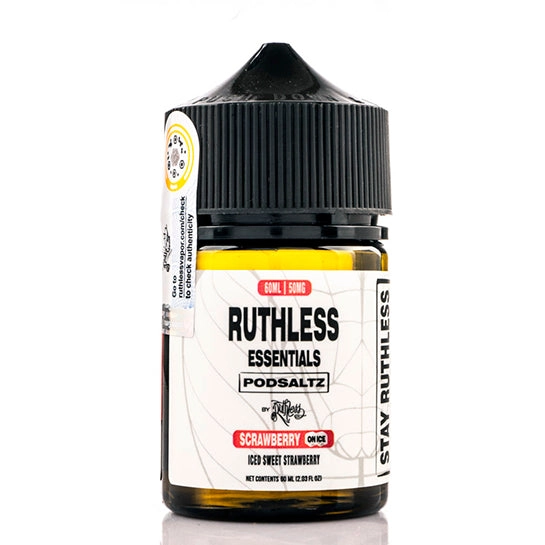 Scrawberry on Ice Salt - Ruthless Essentials E-Juice (60 ml)