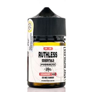 Scrawberry on Ice Salt - Ruthless Essentials E-Juice (60 ml)