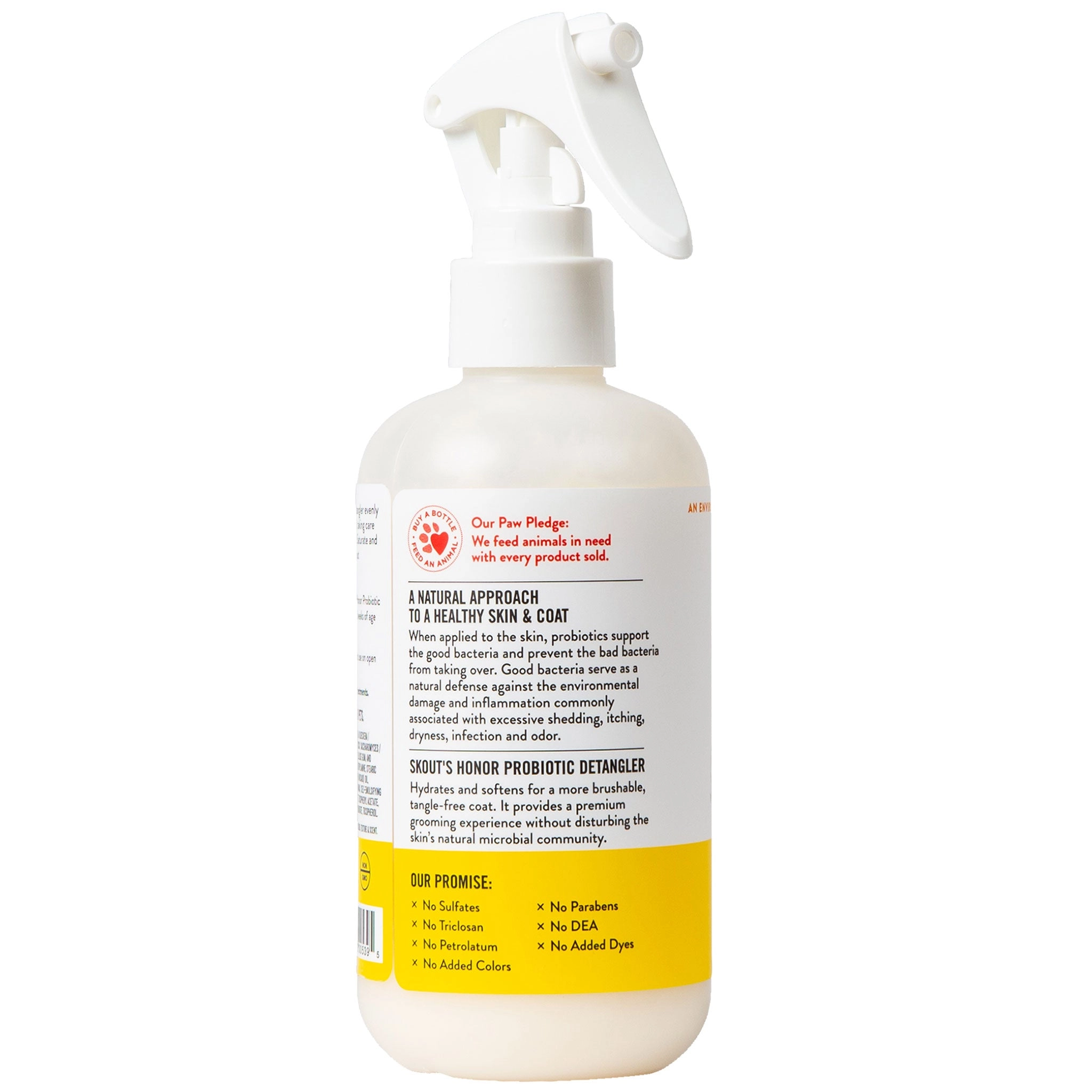 Skout's Honor Detangler Spray Honeysuckle Dog Grooming