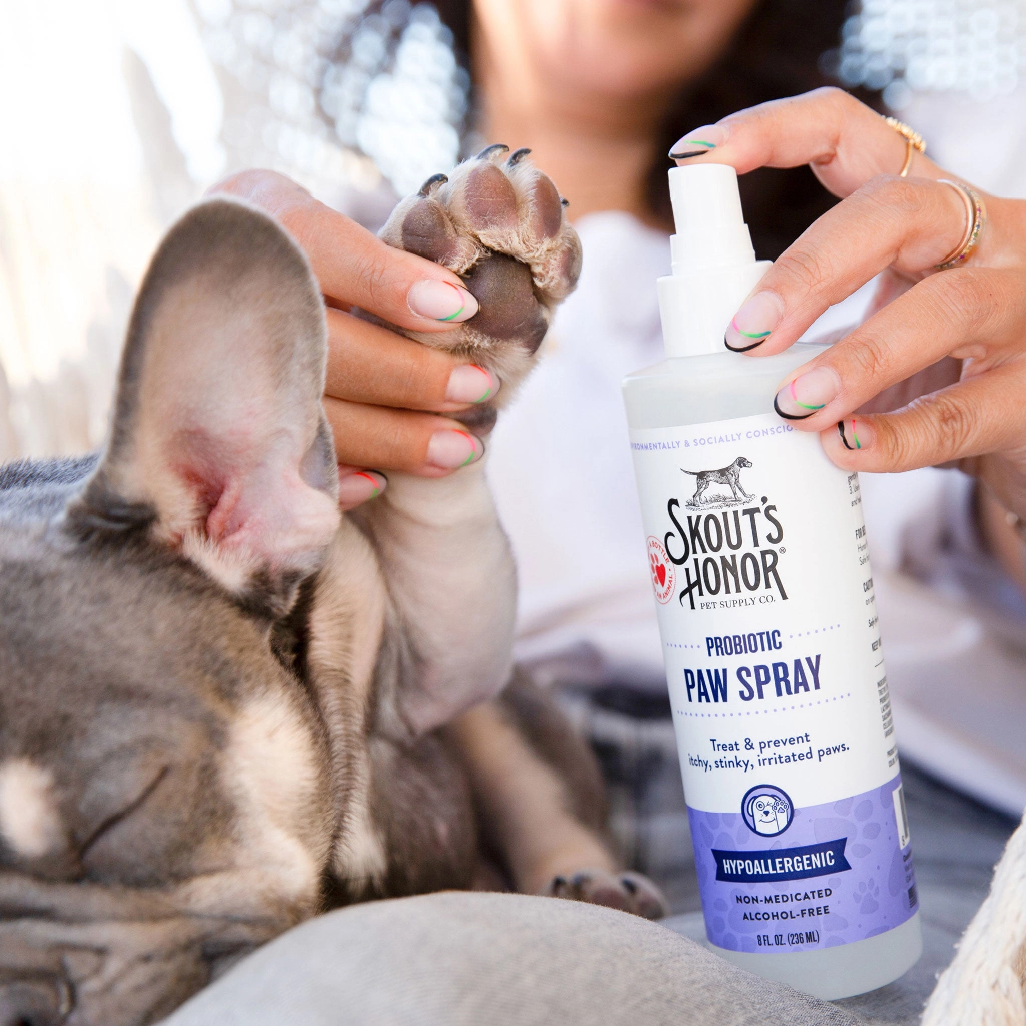 Skout's Honor Probiotic Paw Spray Dog Remedies