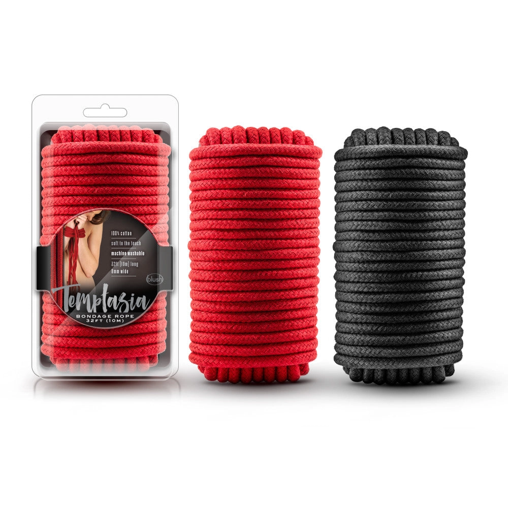 Temptasia By Blush® | Bondage Rope - 32 Feet - Black