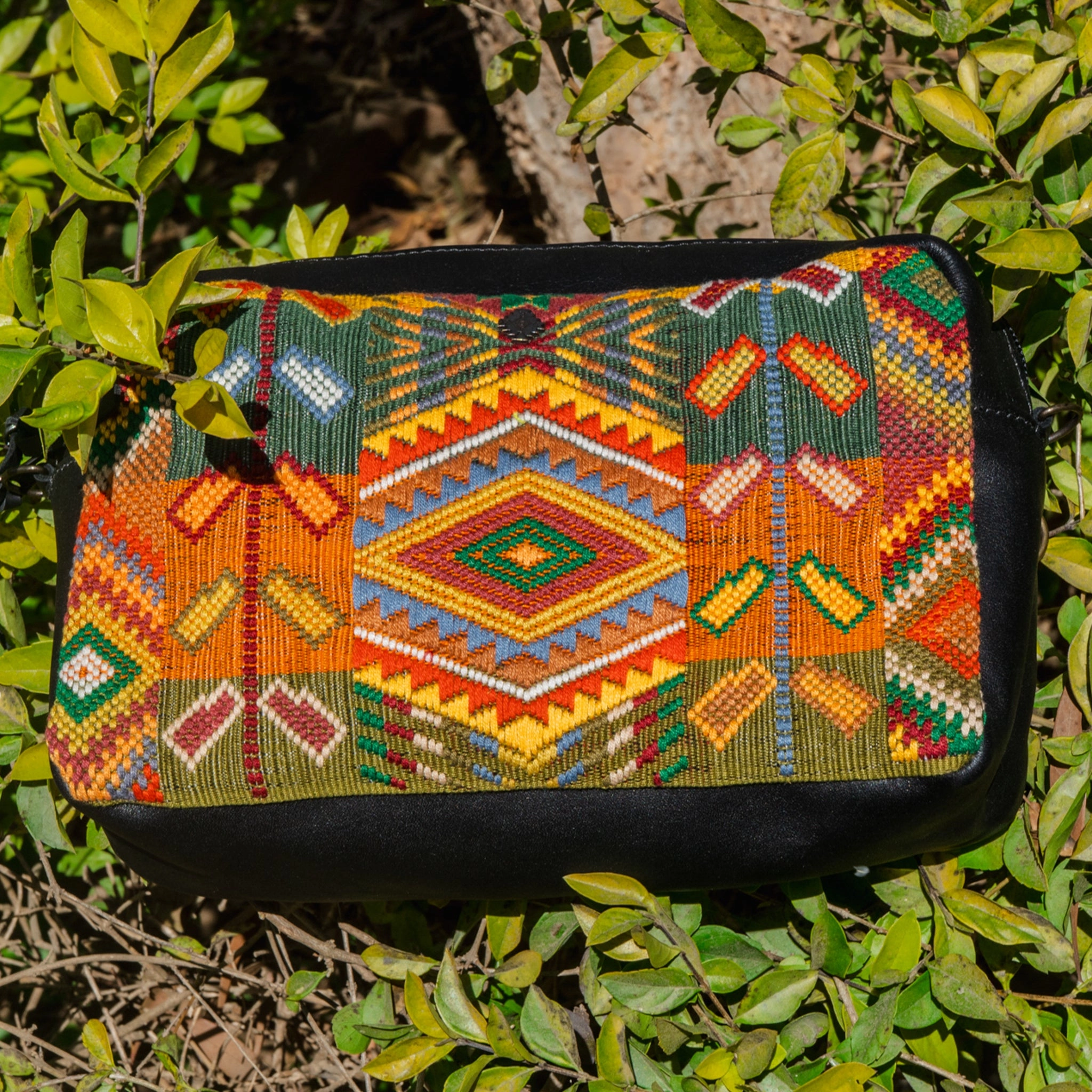 WANDER BAG - LARGE -  H&S WHEAT - BLACK - NO. 15462