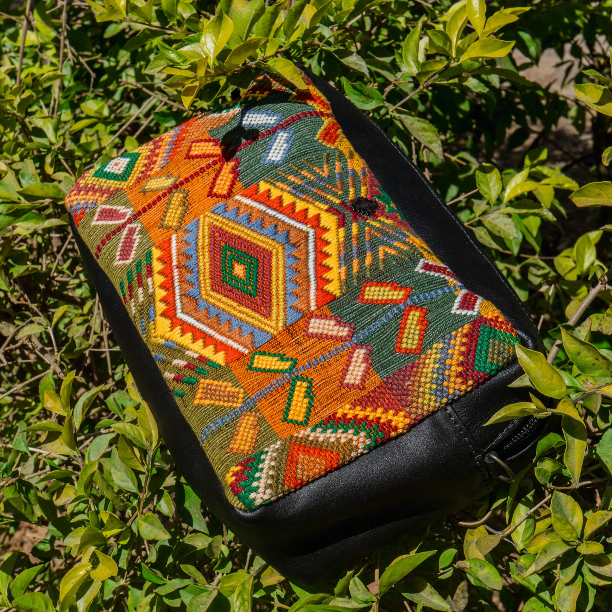 WANDER BAG - LARGE -  H&S WHEAT - BLACK - NO. 15462